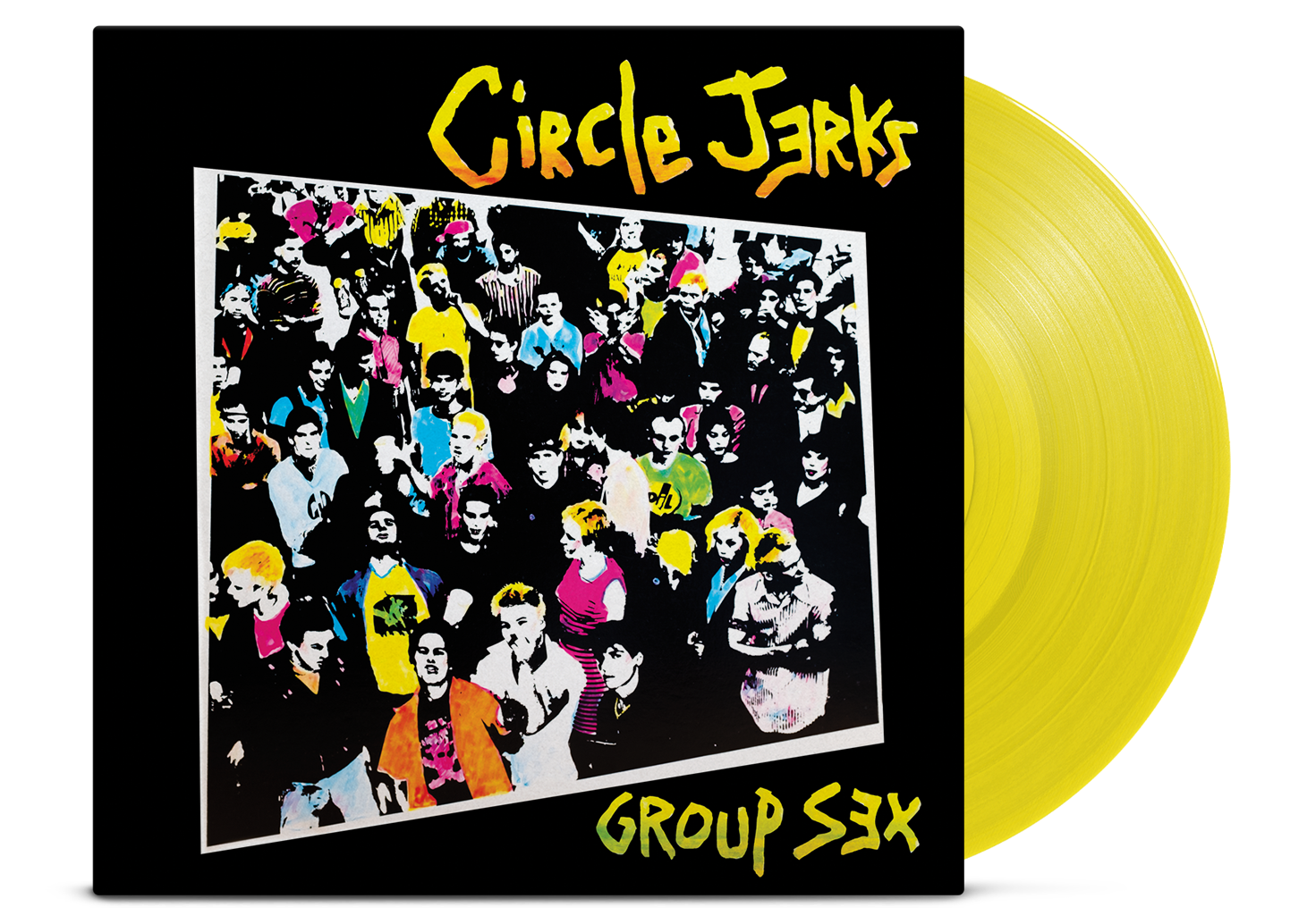 Circle Jerks ‘group Sex Yellow Lp 40th Anniversary Edition 4378