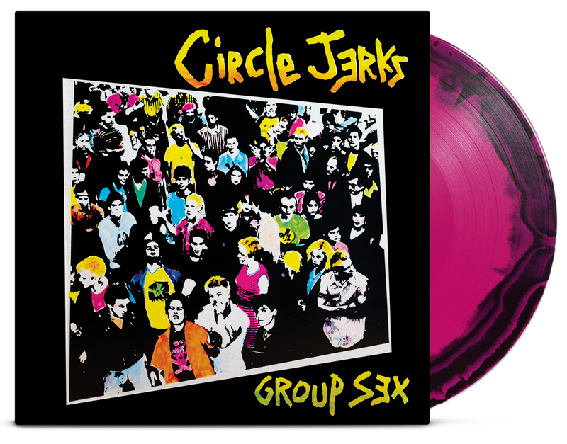 Circle Jerks ‘group Sex Black And Pink Lp 40th Anniversary Edition