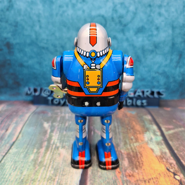 Blue Mechanical Astronaut Sparky Robby Robot