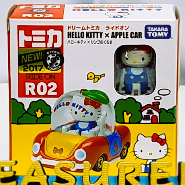 Dream Tomica Ride On R02 Hello Kitty & Apple Car BoxArt Front