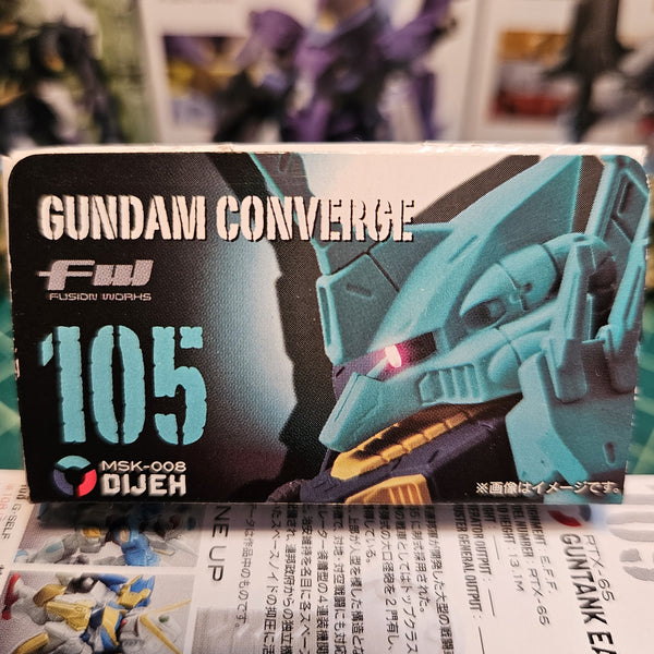 FW GUNDAM CONVERGE Part18 105 DIJEH Box Top