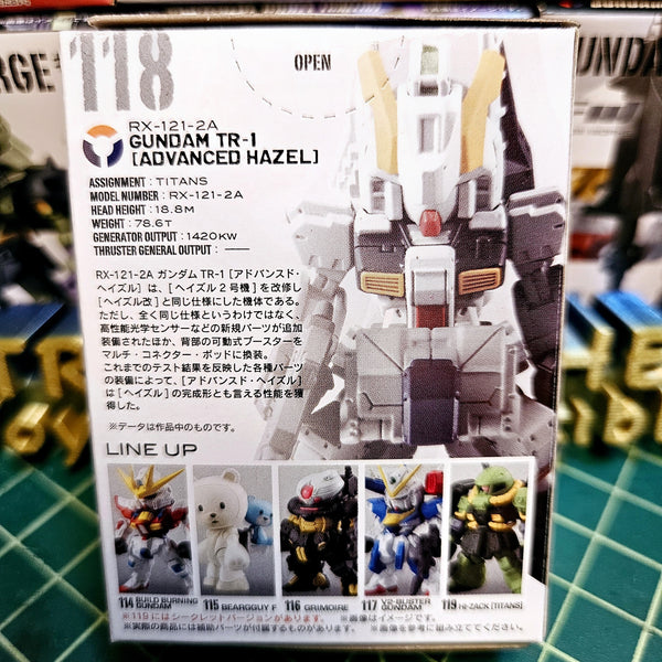 FW GUNDAM CONVERGE Part20 118 TR-1[ADVANCED HAZEL] Box Back