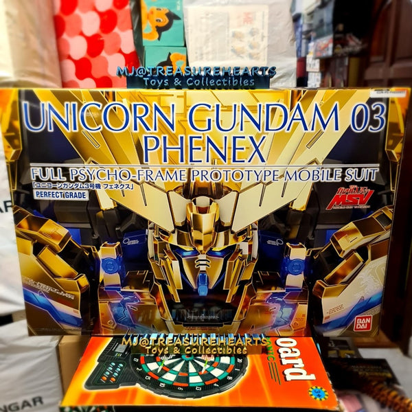 PG 1-60 RX-0 Unicorn Gundam 03 Phenex Box Front