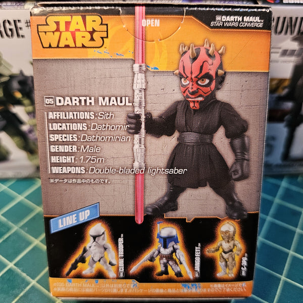 STAR WARS CONVERGE Part 2 - 05 DARTH MAUL Box Back