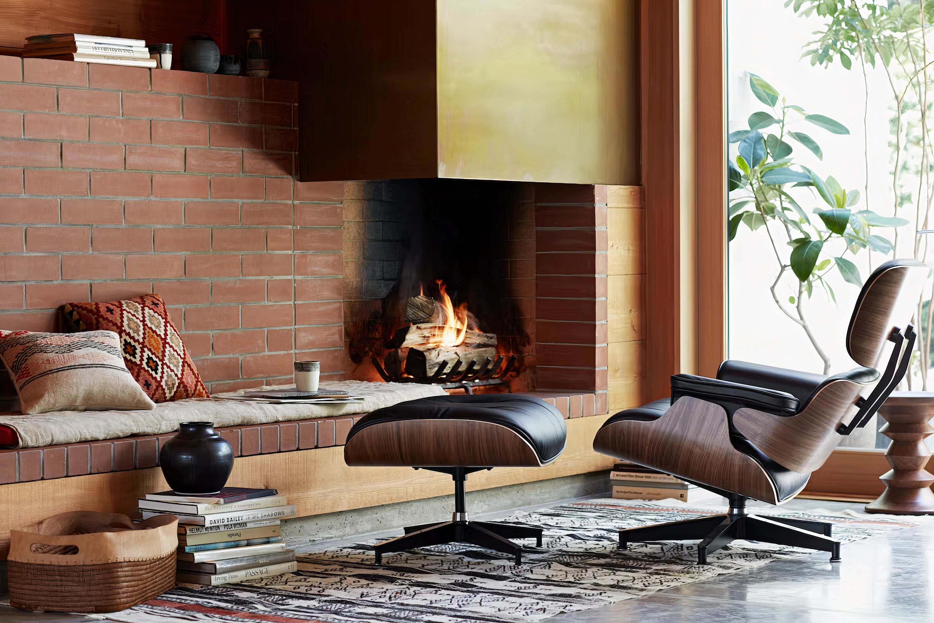 Eames lounge chair and ottoman