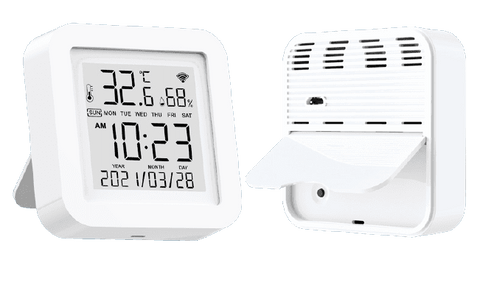 Yardwe Thermomètre Wi-fi Thermomètre De Réfrigérateur Numériques  Thermomètre Extérieur Intérieur Alarme Haute Et Basse Température Compteur  De