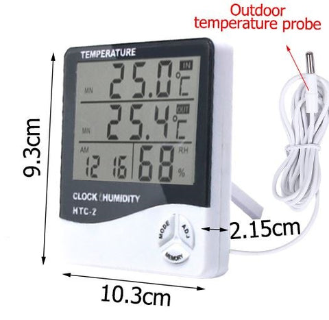 Thermomètre XL intérieur/Extérieur : Modèle Mojito Bar Cubain, H 49 cm