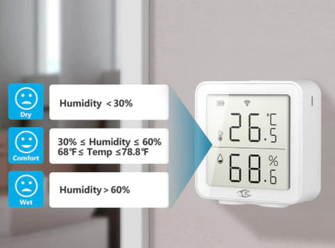 Thermometre hygrometre connecté wifi