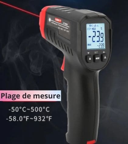 Thermomètre infrarouge digital avec laser