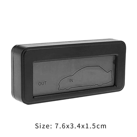 Mini voiture numérique Lcd Affichage Intérieur Thermomètre Extérieur 12v  Véhicules 1.5m Capteur de câble