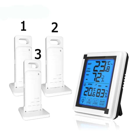 Thermomètre intérieur-extérieur TFA Dostmann (Blanc, numérique)