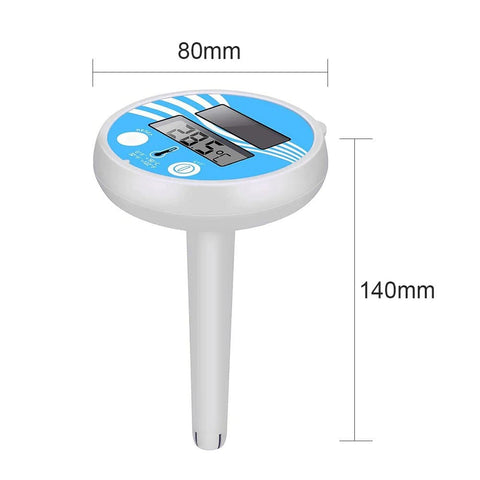 Thermomètre digital - Flottant pour piscine - Recharge solaire