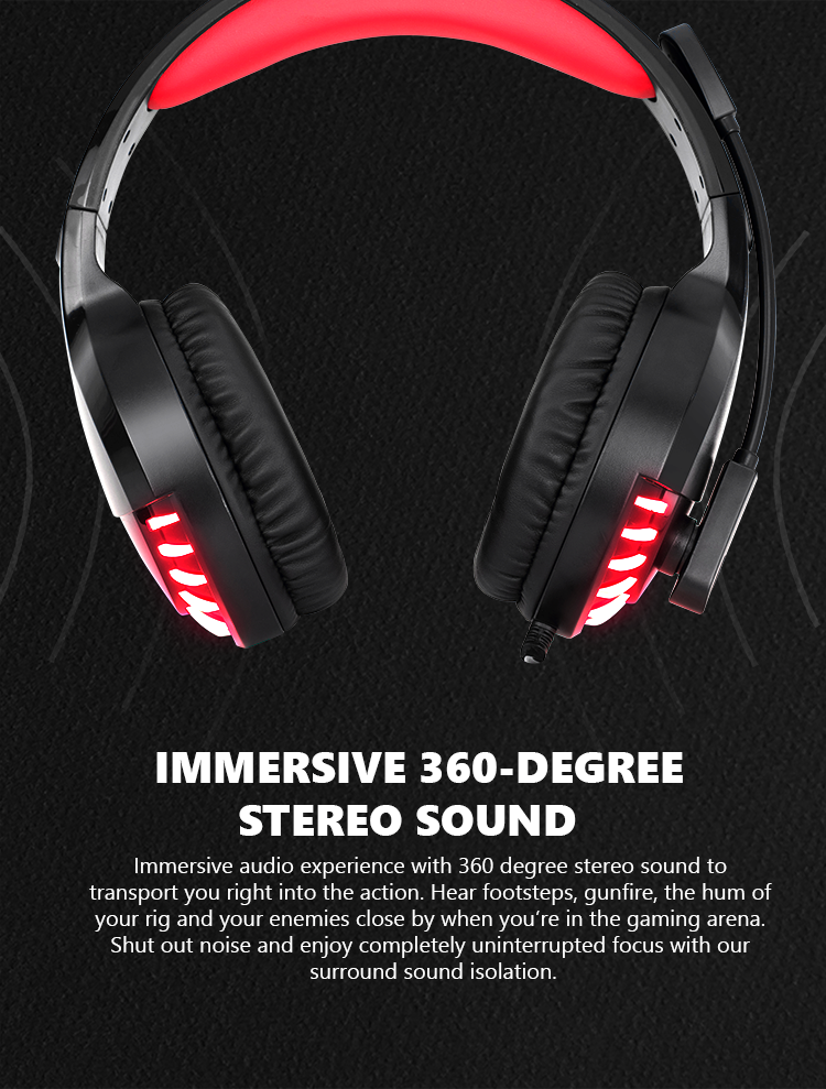 Marvo HG8932 3.5mm Stereo Gaming Headsets with 50mm Drivers | MarvoTech