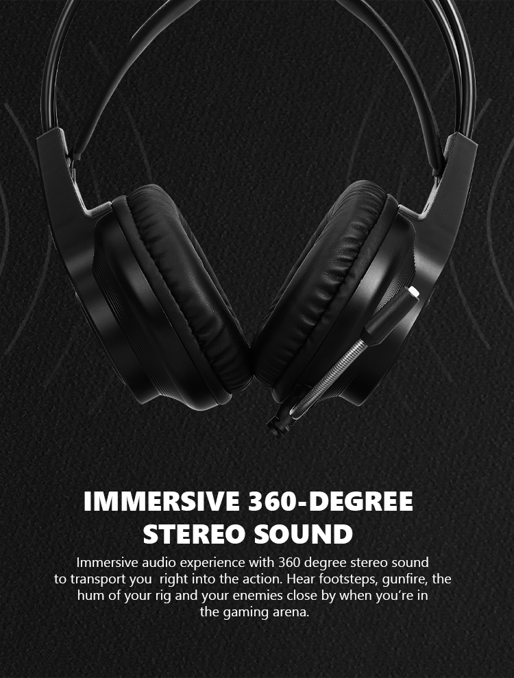 Marvo HG8935 USB 2.0 Stereo Gaming Headsets with 50mm Drivers | MarvoTech