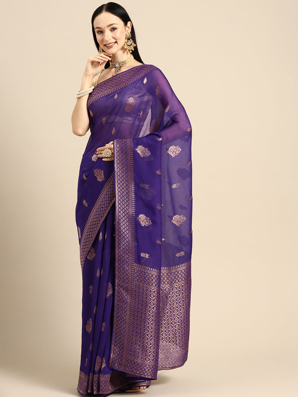 38 Mauve Saree Silhouette™