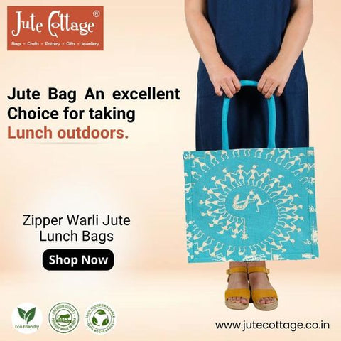 Jute Lunch Bags For Ladies