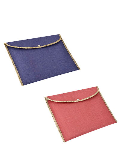 Combo of FOLDER FULL FLAP BUTTON (A-053-MAROON) and FOLDER FULL FLAP BUTTON (A-053-NAVY BLUE)-image-1