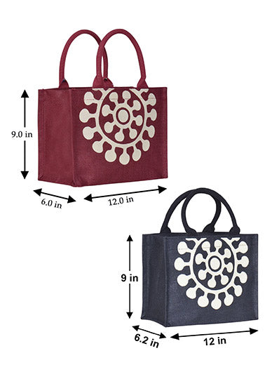 Combo of 9X12 PRINTED ZIPPER (B-132-BLACK) and 9X12 PRINTED ZIPPER (B-132-MAROON)