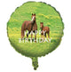 Creative Converting Wild Horses Happy Birthday 18" Foil Balloon - Ecart