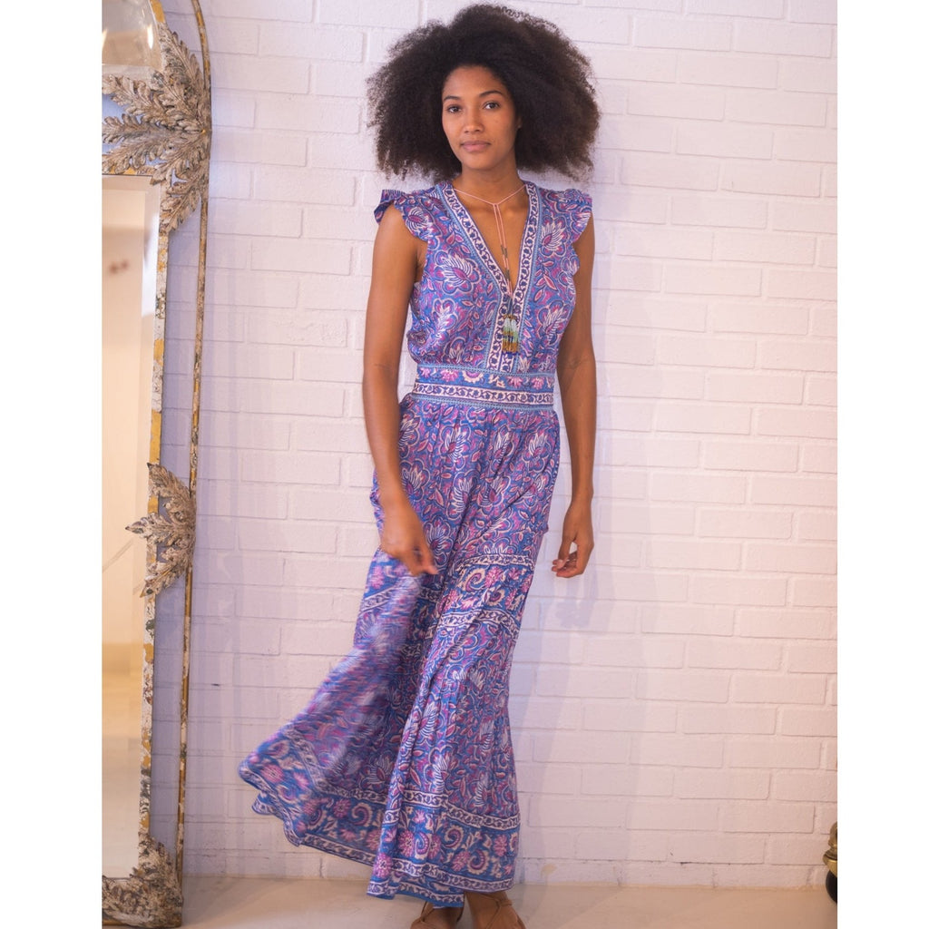 BELL by Alicia Bell block printed maxi dress | BELL by alicia bell