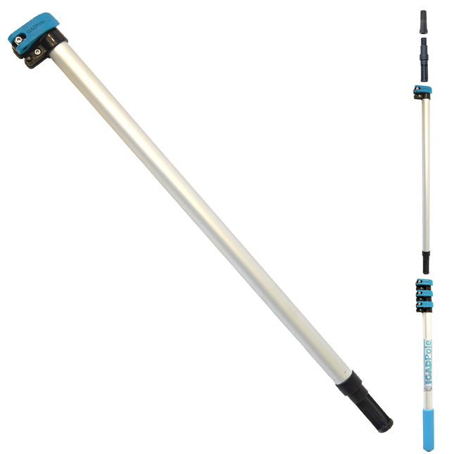 IGAD IGADPole 0.9m (3ft) Telescopic Extension Pole With Acme Connector And Paint Roller Adapter