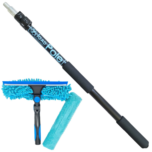 Docapole Soft Bristle Car Wash and Scrub Brush Extension Pole Attachment  (10) f