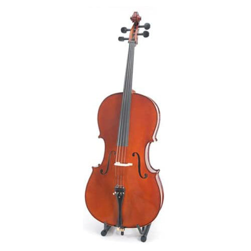 Cecilio CCO-500 Ebony Fitted Flamed Solid Wood Cello