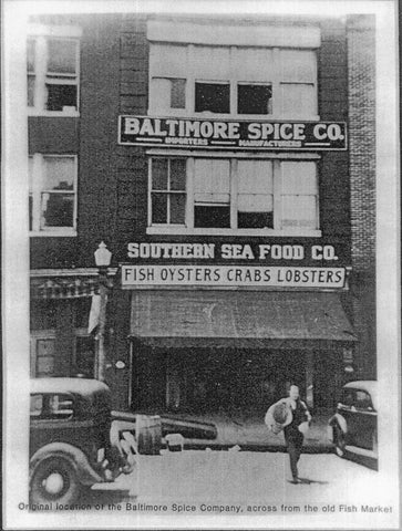 Baltimore Spice Old Bay Seasoning Gewürzmischung für Garnelen Ursprung und Gründung von Old Bay Gewürzmischung in Baltimore Maryland USA