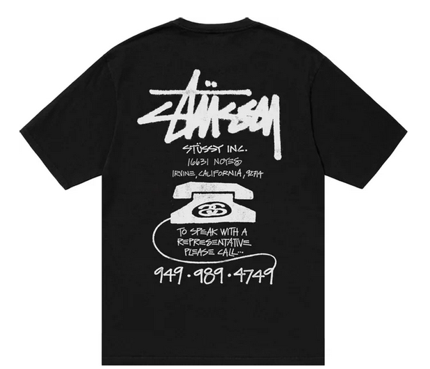 Stussy Billiards Tee Black – Pure Soles PH