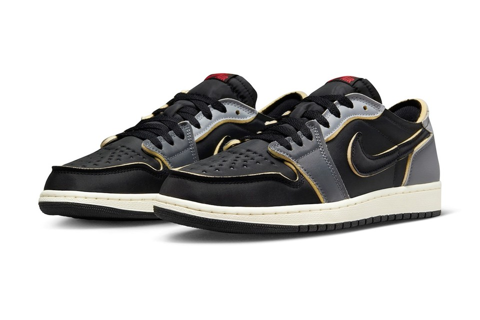 nike air jordan 1 low black smoke grey