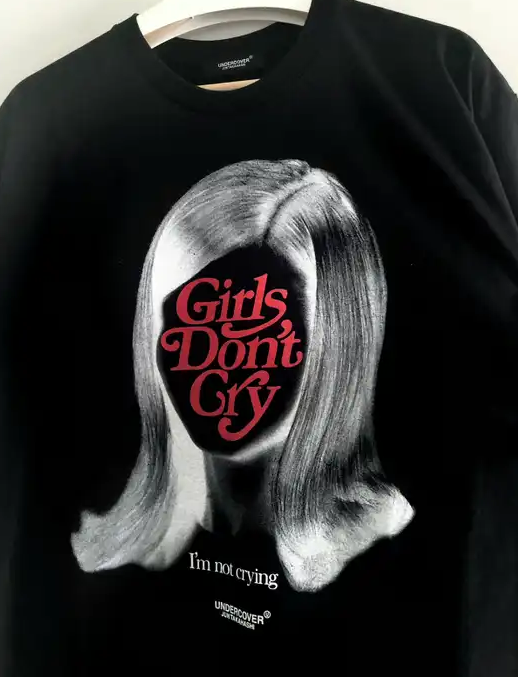 GirlsDonGirls Don't Cry Angel Crewneck beats