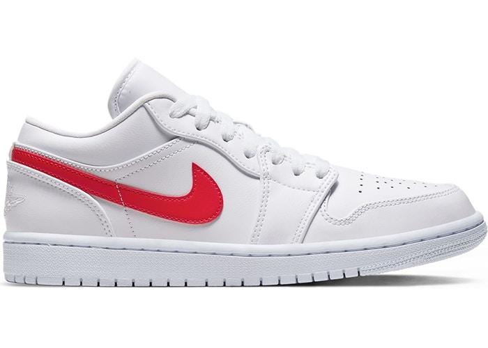 Jordan 1 Low White University Red (W) – Pure Soles PH