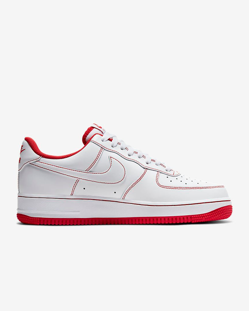 Nike Air Force 1 '07 White Red Contrast Stitch – Pure Soles PH