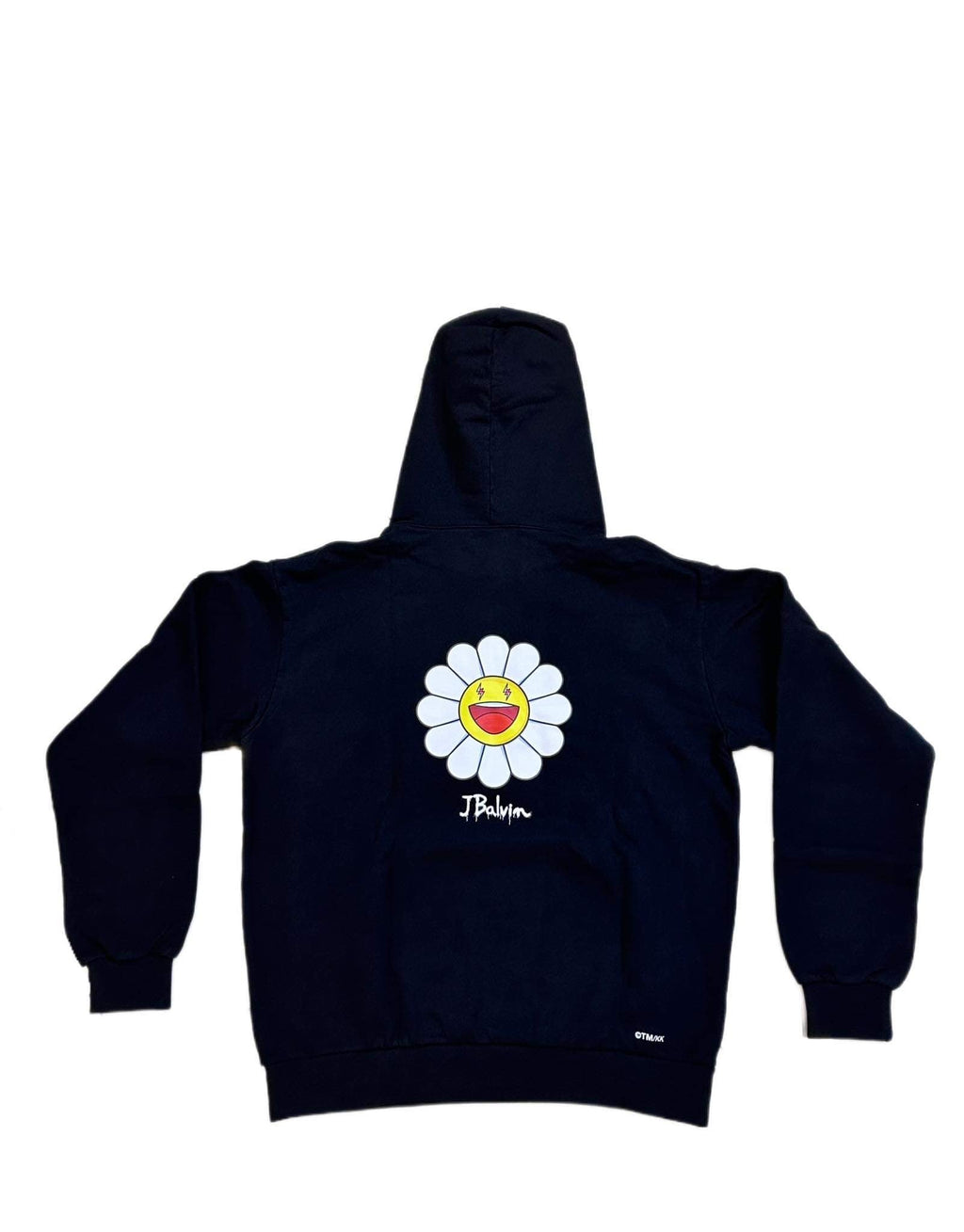 J Balvin ROJO x Takashi Murakami Large Flower Hoodie Black – Pure