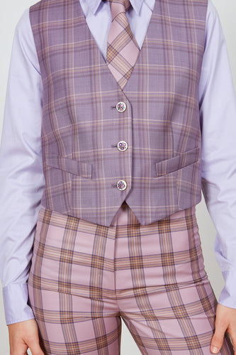 i_am official tartan check tailored vest - www.dgcn.co.jp