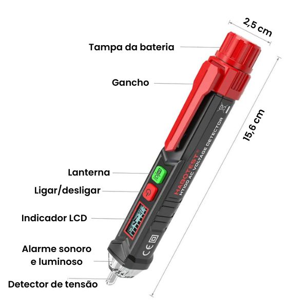 caneta detectora de tensão