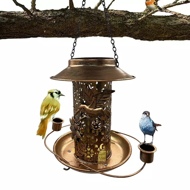Metal Bird alimentador de pássaros