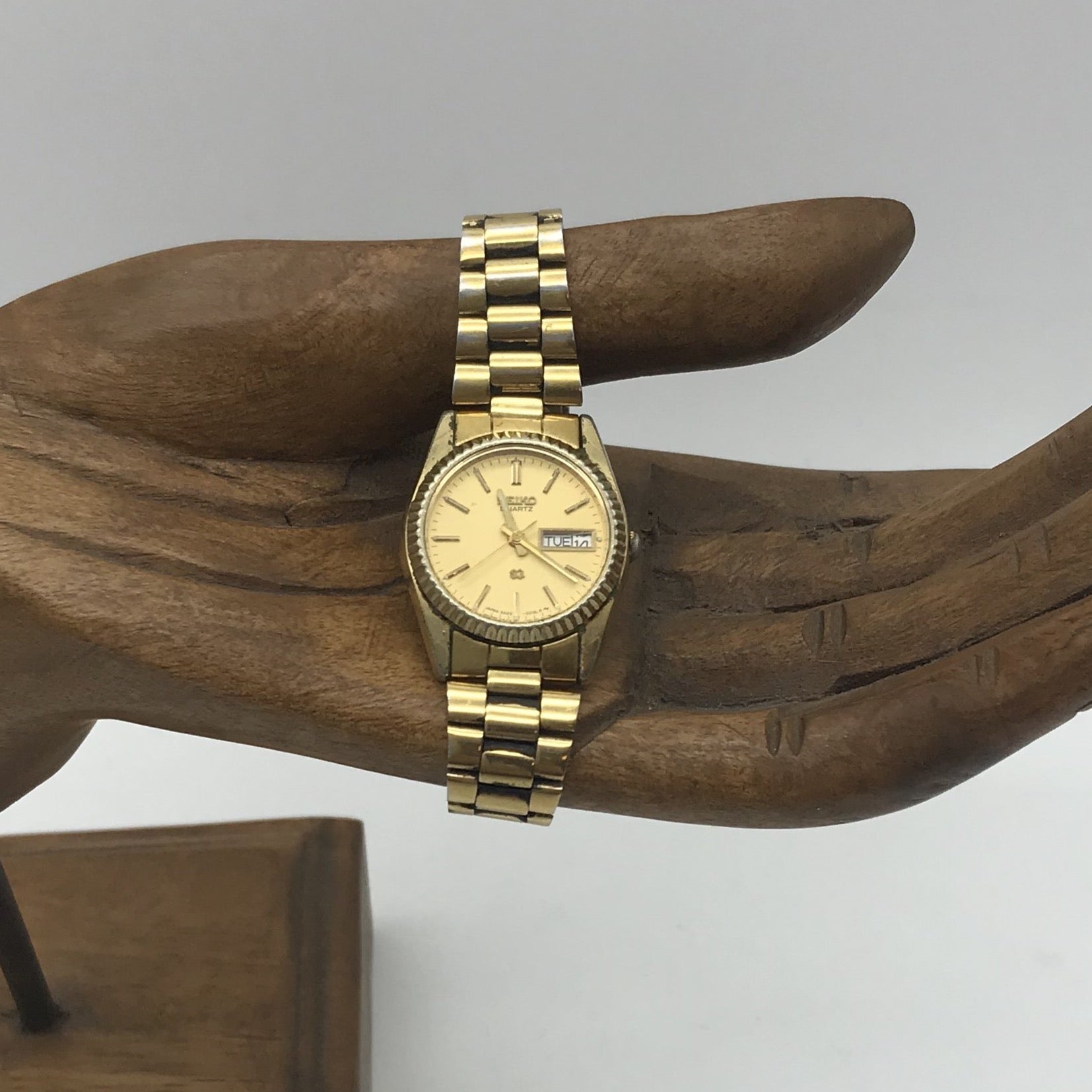 Armbanduhr Seiko Quartz S3 goldfarben, 642267 – Martin Bode