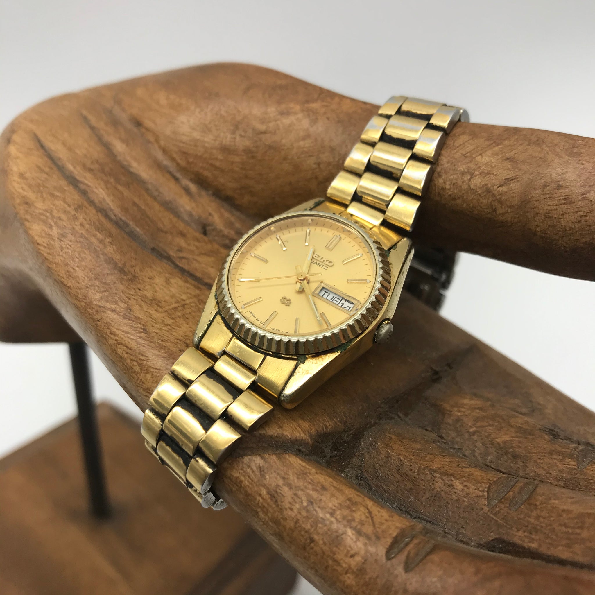 Armbanduhr Seiko Quartz S3 goldfarben, 642267 – Martin Bode