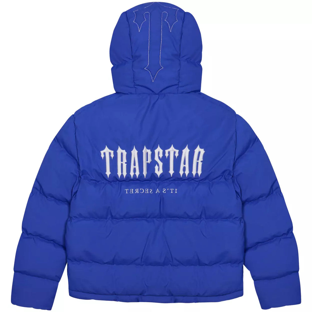 Trapstar Decoded 2.0 Hooded Puffer Jacket Grey Men's - FW22 - US