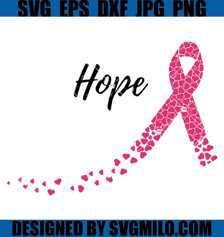 Peace Love Cure SVG, Cancer SVG, Breast Cancer SVG