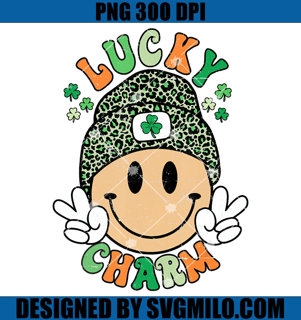 Smile Face Leopard Beanie Lucky Charm PNG, Lucky Charm PNG