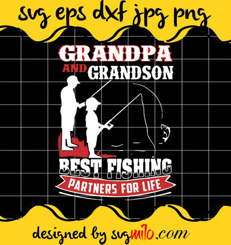 Pack My Diapers Im Going Fishing With Grandpa File SVG Cricut cut