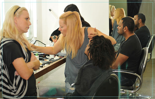 Makeup Artists at the Haus of BlackStar shoot