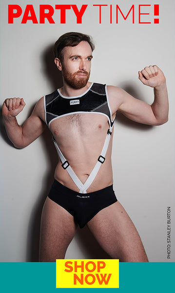 Party time with Alexx Underwear harness .. Shop Now