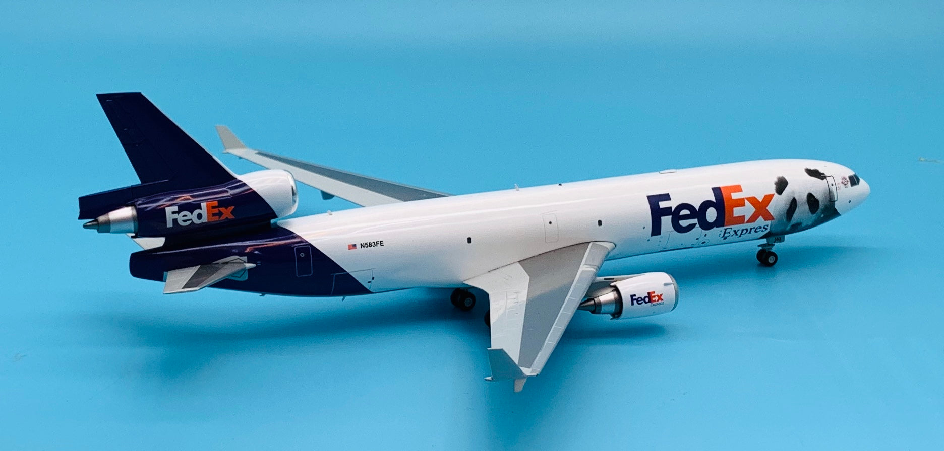 素晴らしい 1 400 MD-11 FedEx フェデックス パンダ塗装 N583FE