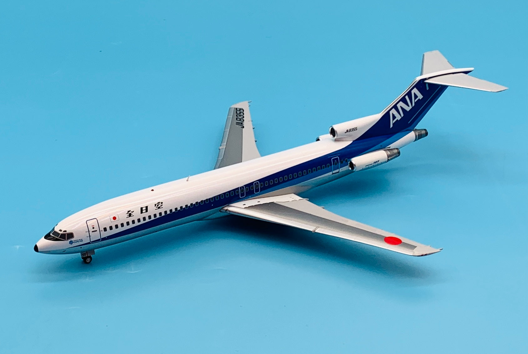 Jet-X 1/200 ANA B727-200 トリトンブルー塗装-