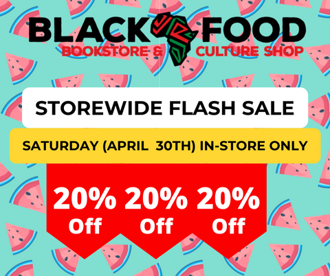 Black Food Shop Customer Appreciation Flash Sale