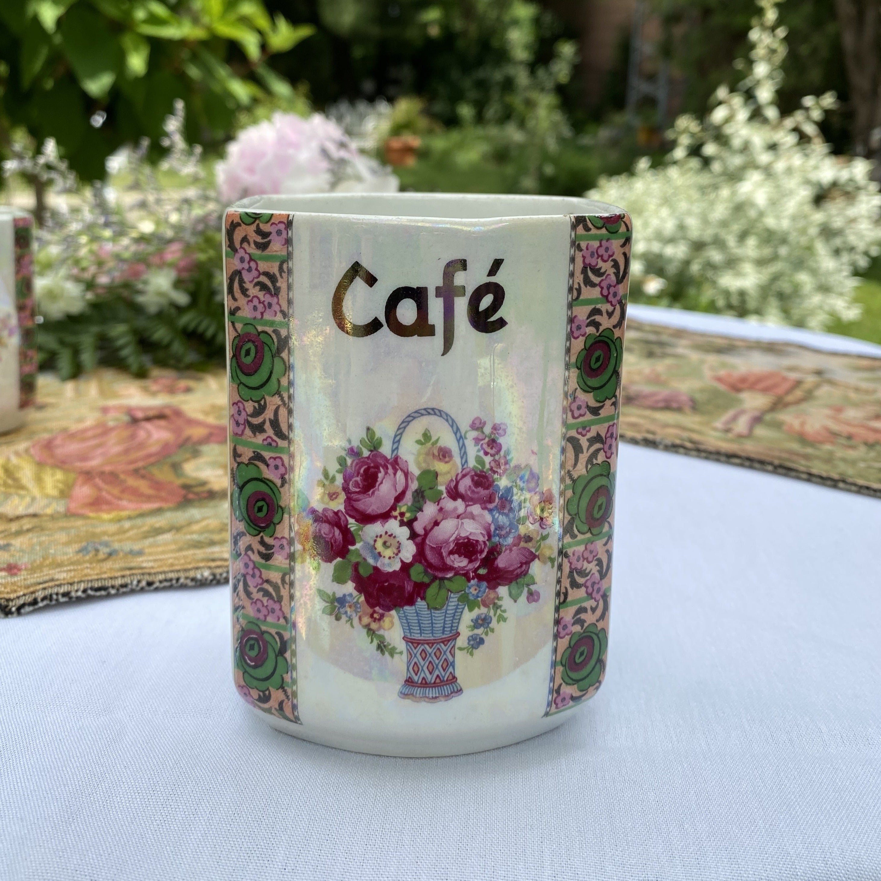 Coffee & Spices Porcelain Containers