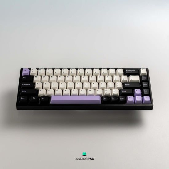 custom purple keyboard